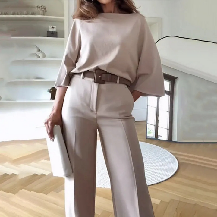 Suzanne - Set da donna chic a 2 pezzi per un look sofisticato
