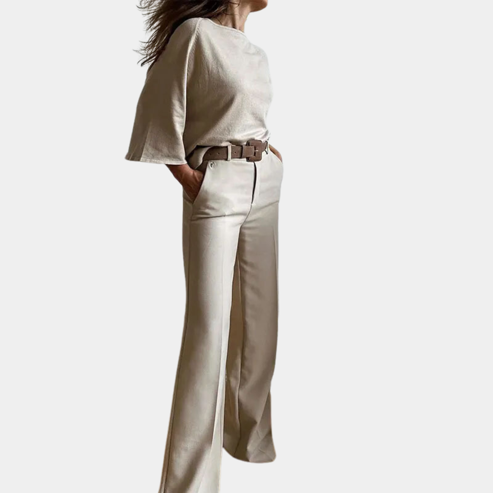 Suzanne - Set da donna chic a 2 pezzi per un look sofisticato