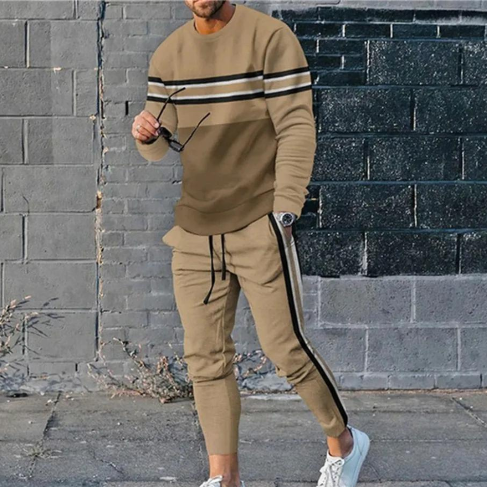 Savvas - Set da uomo di lusso a 2 pezzi che unisce eleganza e massimo comfort
