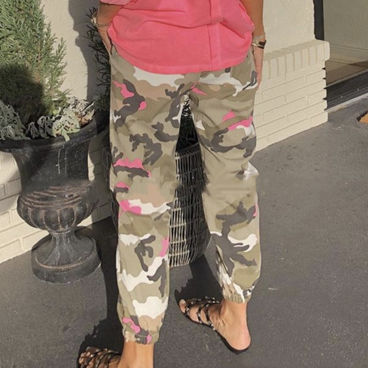 Myrsini - Pantaloni mimetici da donna eleganti e confortevoli