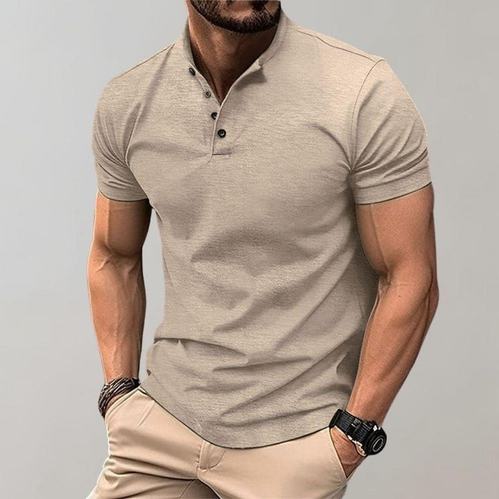 Elegante polo da uomo a manica corta con tessuto ultra-traspirante: la scelta perfetta per ogni occasione