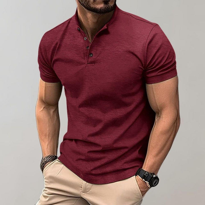 Elegante polo da uomo a manica corta con tessuto ultra-traspirante: la scelta perfetta per ogni occasione