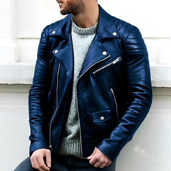 Giacca CRUZ in pelle PU da uomo - Stile biker a un livello straordinario