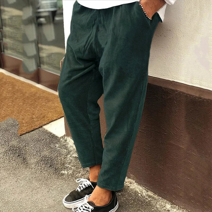 Clyde - Eleganti pantaloni in velluto a coste vintage per un look elegante e di tendenza