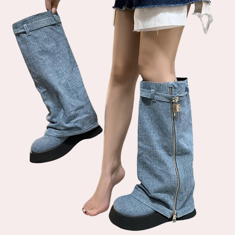 Stivali in denim di tendenza da donna - DULCE