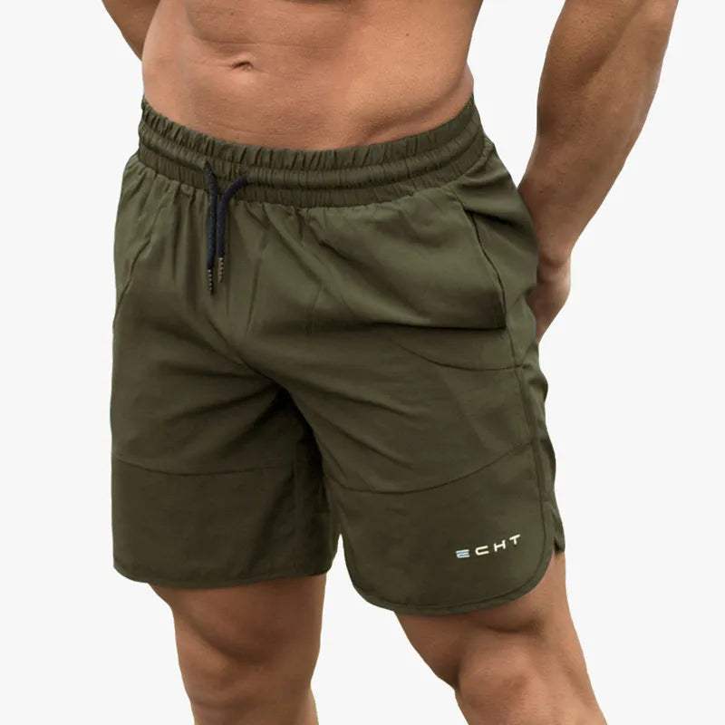 Bermuda da uomo in tessuto traspirante, più lunghi ed elasticizzati con cordoni - lunghezza confortevole Mi-Cuisse