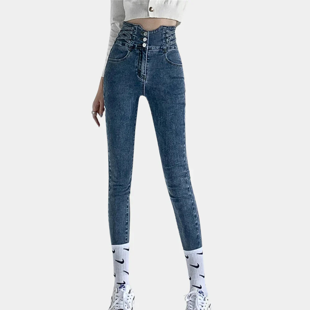 Jeans alla moda da donna Jada Slim Fit - Look trendy High Street