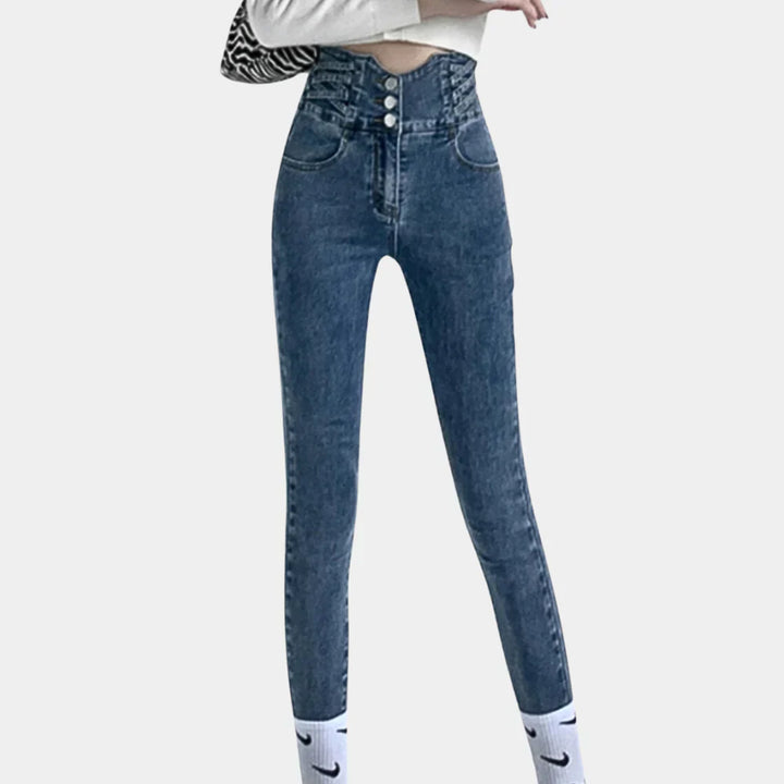 Jeans alla moda da donna Jada Slim Fit - Look trendy High Street