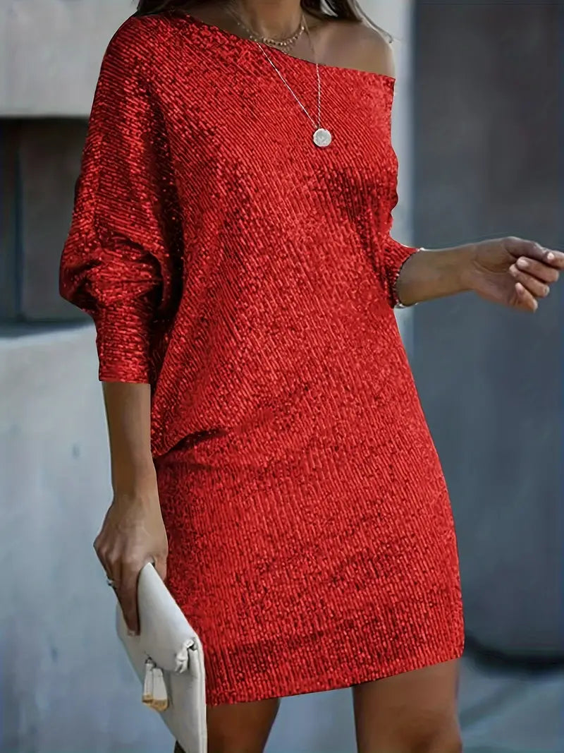 Kaelina | Funkelndes Partykleid für Ihren glamurösen Auftritt | Elegante Abendgarderobe