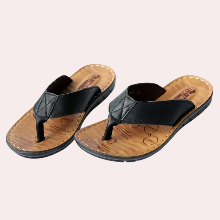 Esclusive pantofole Lowell da uomo in pelle - comfort ed eleganza per la vita di tutti i giorni