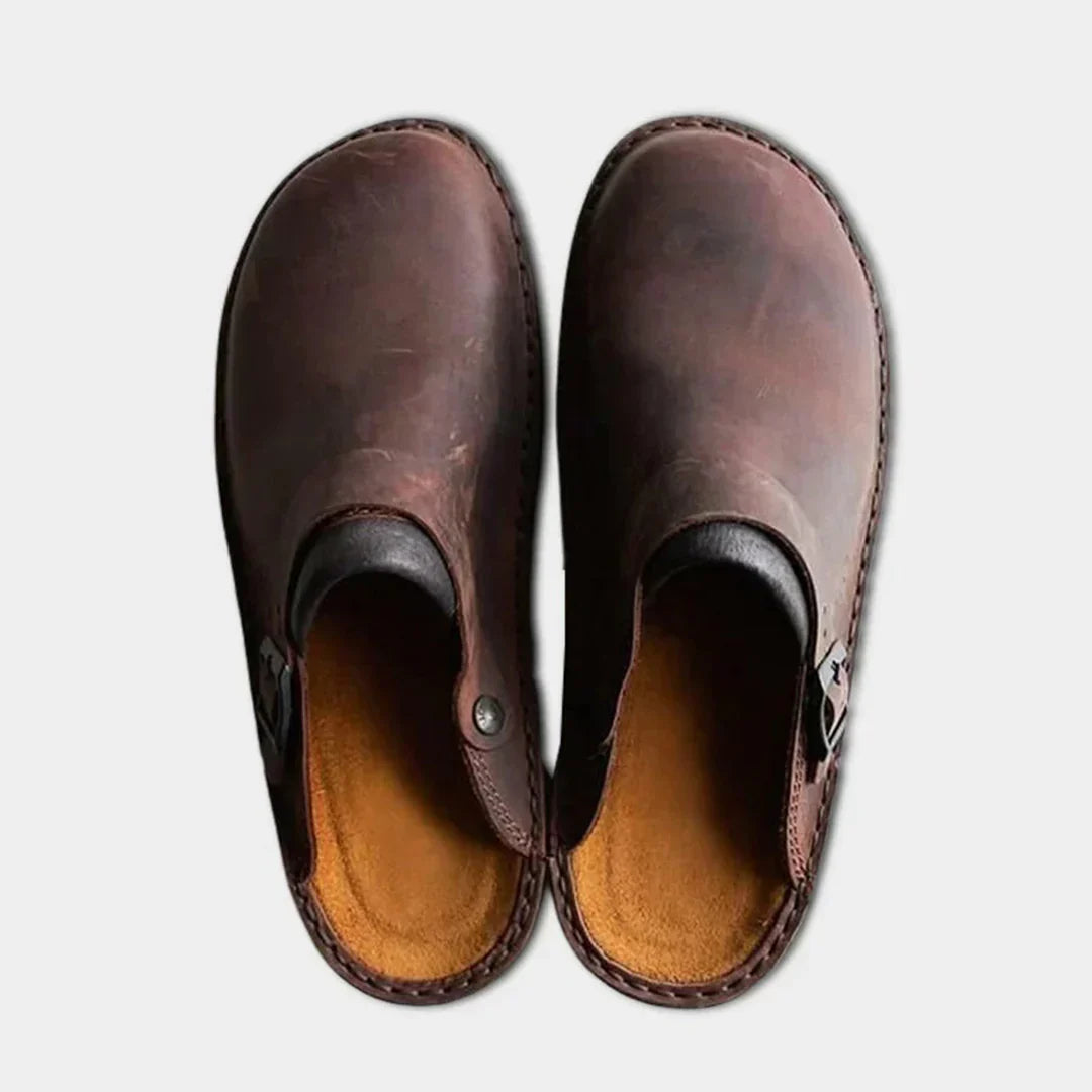 Le esclusive pantofole Advantage da uomo in ecopelle - una garanzia di massimo comfort