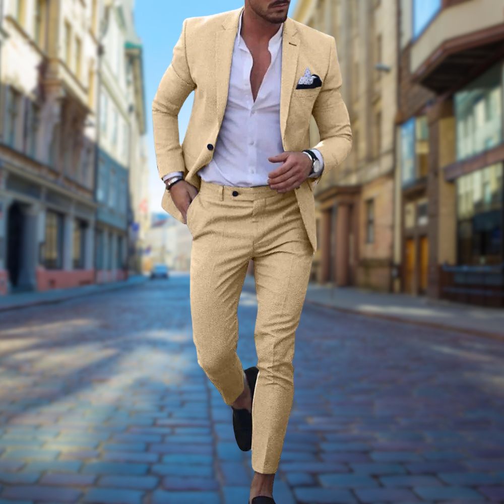 Elegante e moderno abito slim-fit da uomo Michael - eleganza e look alla moda