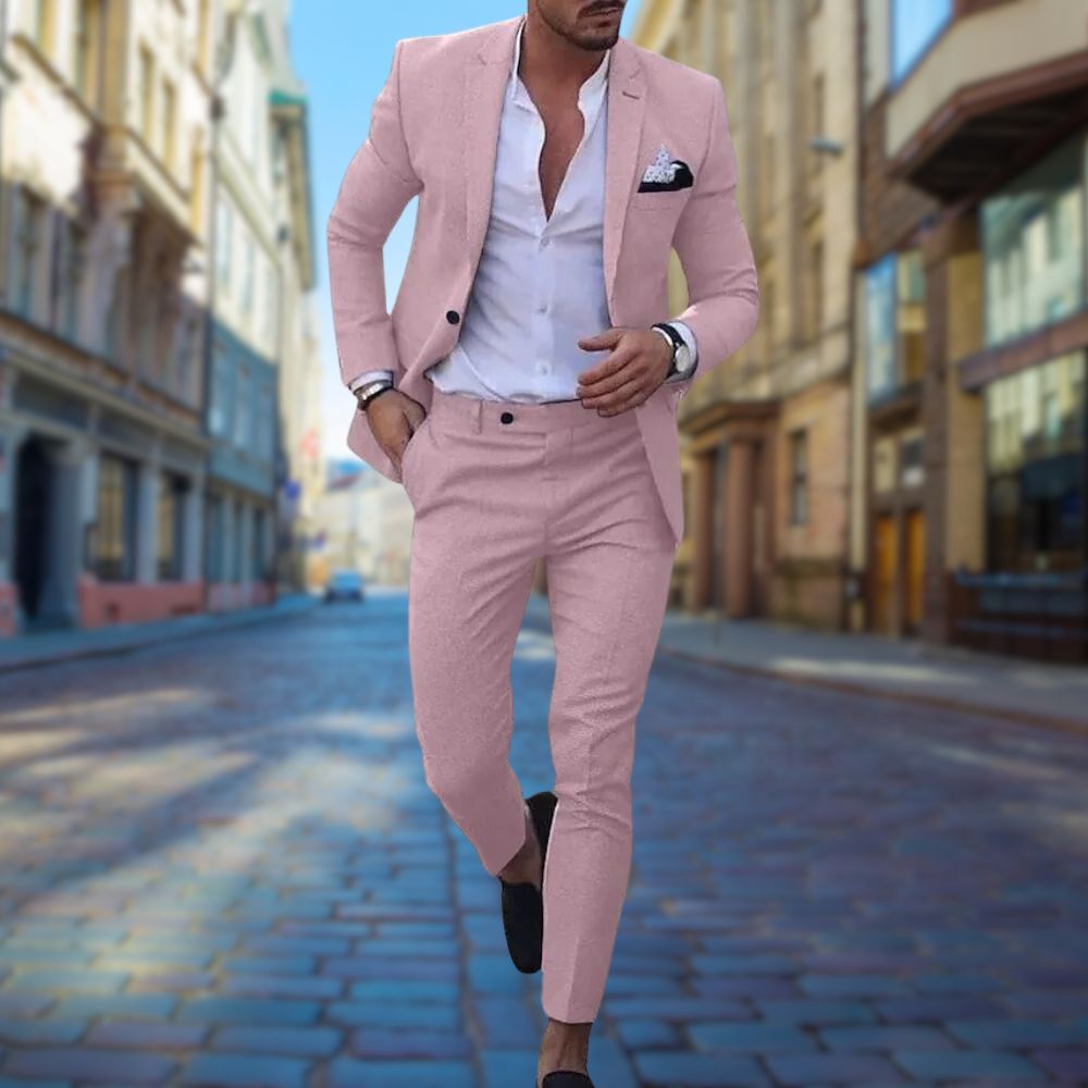 Elegante e moderno abito slim-fit da uomo Michael - eleganza e look alla moda