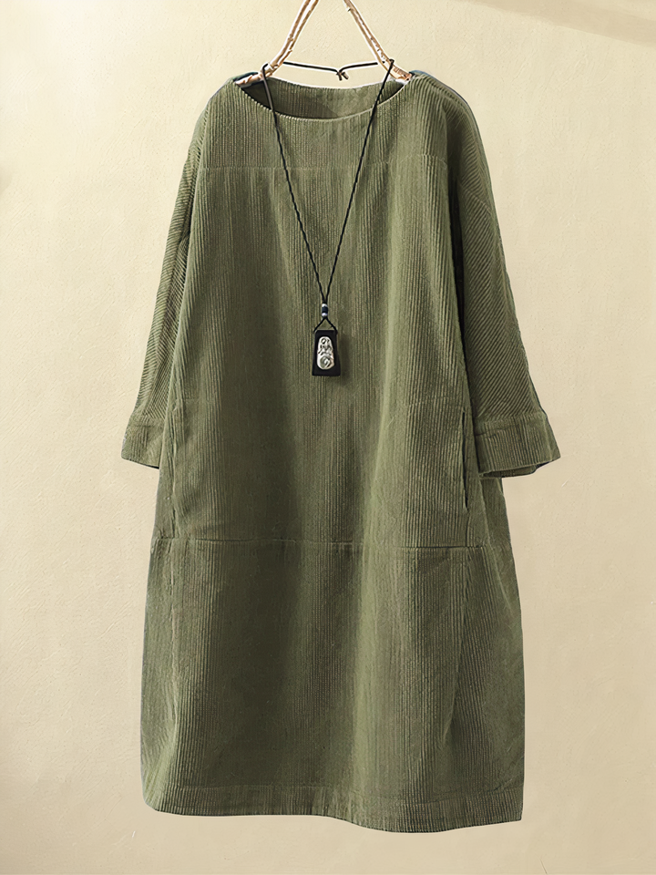 Vestaglia da donna in velluto con vestibilità ampia e alla moda, maniche lunghe e scollatura voluminosa per un look elegante e casual