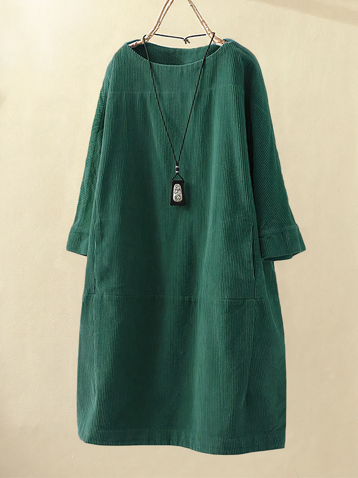 Vestaglia da donna in velluto con vestibilità ampia e alla moda, maniche lunghe e scollatura voluminosa per un look elegante e casual