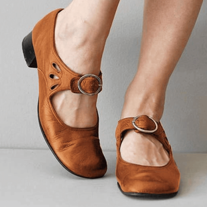 Scarpe vintage da donna alla moda, perfette per le giornate di sole!