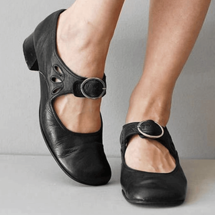 Scarpe vintage da donna alla moda, perfette per le giornate di sole!
