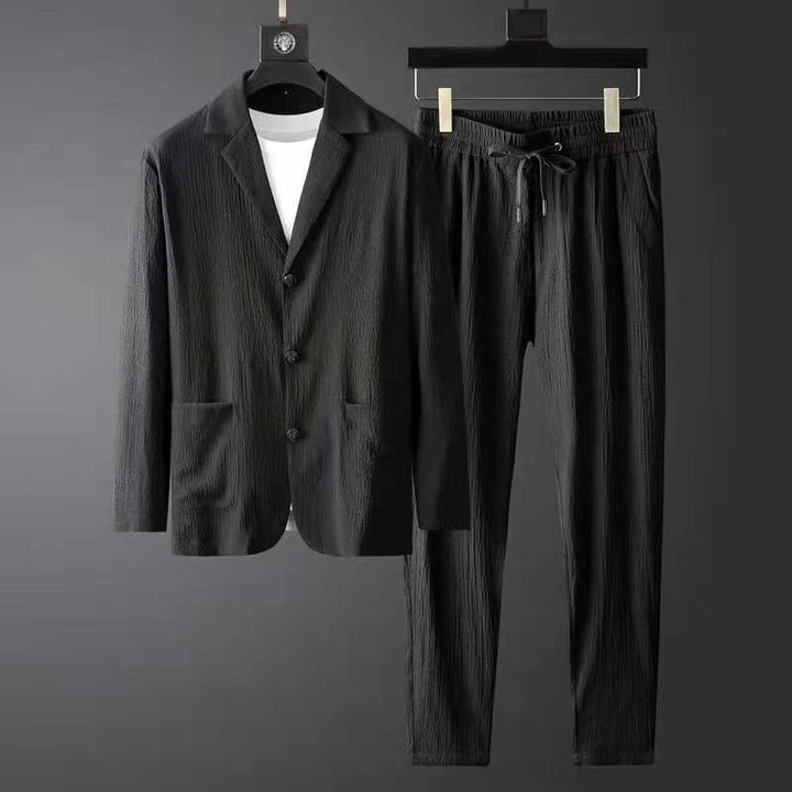 Elegante set da uomo: blazer e pantaloni - comfort e stile a portata di mano