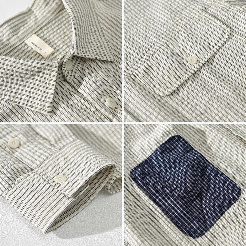 Elegante gilet da uomo con maniche lunghe, lunghezza regolabile e attraenti lacci in morbido tessuto di cotone