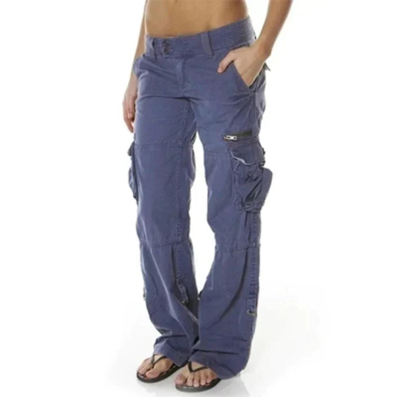 Pantaloni cargo da donna alla moda - comfort ed eleganza per tutti i giorni
