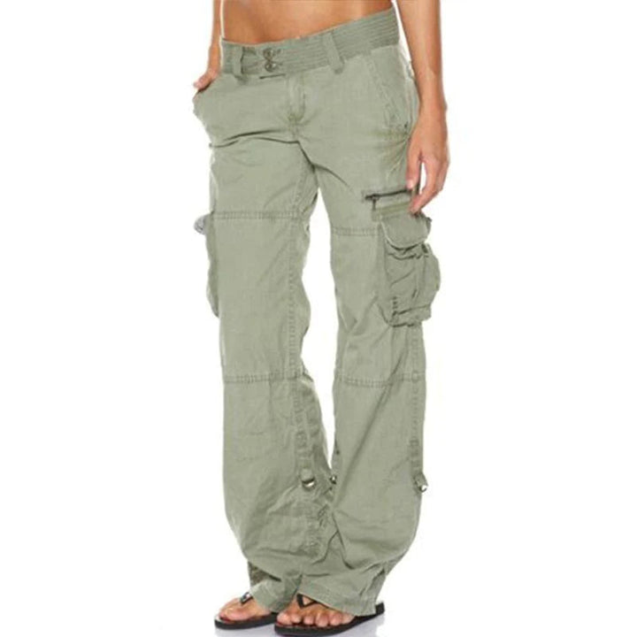 Paloma - Eleganti pantaloni cargo da donna con tasche funzionali