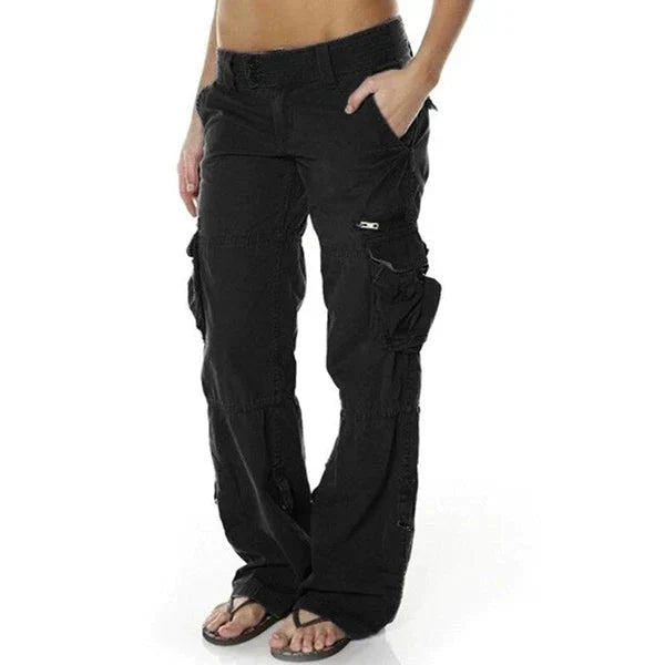 Pantaloni cargo da donna alla moda - comfort ed eleganza per tutti i giorni
