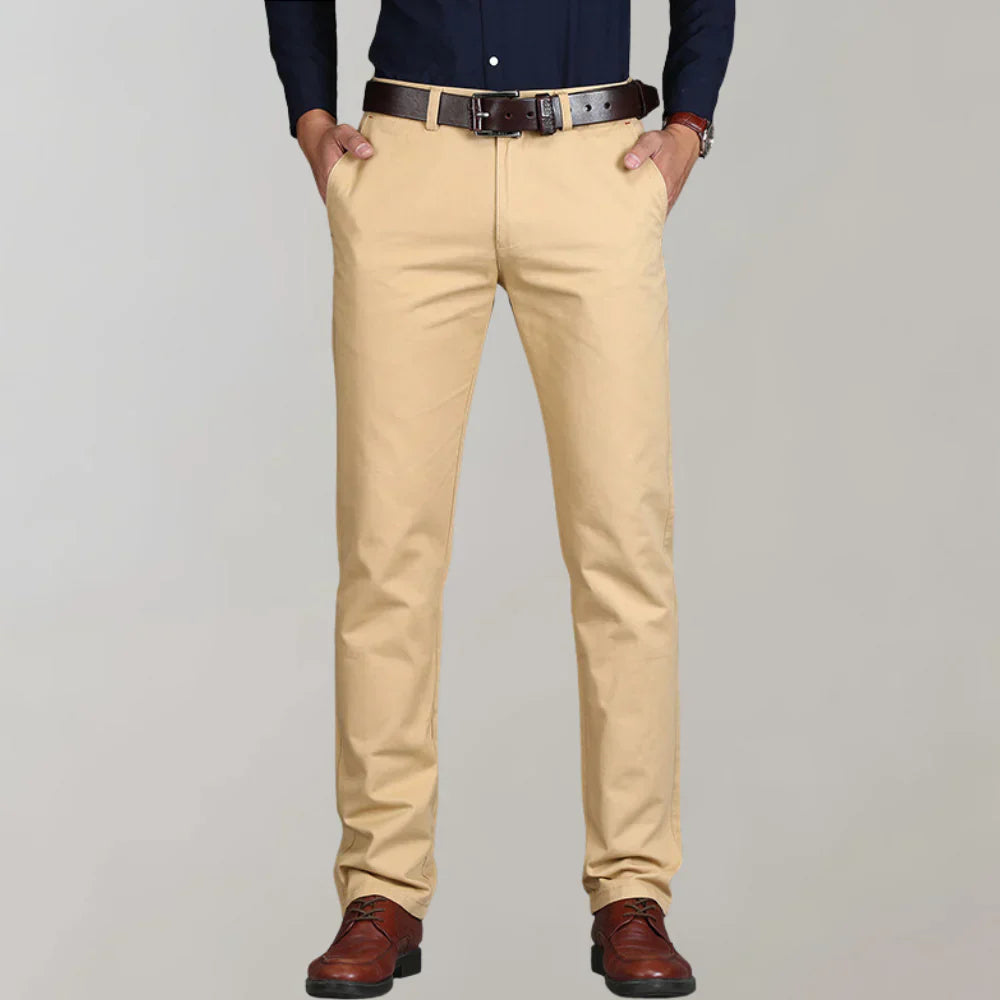 Vito - Pantaloni chino slim-fit eleganti e moderni per uomo