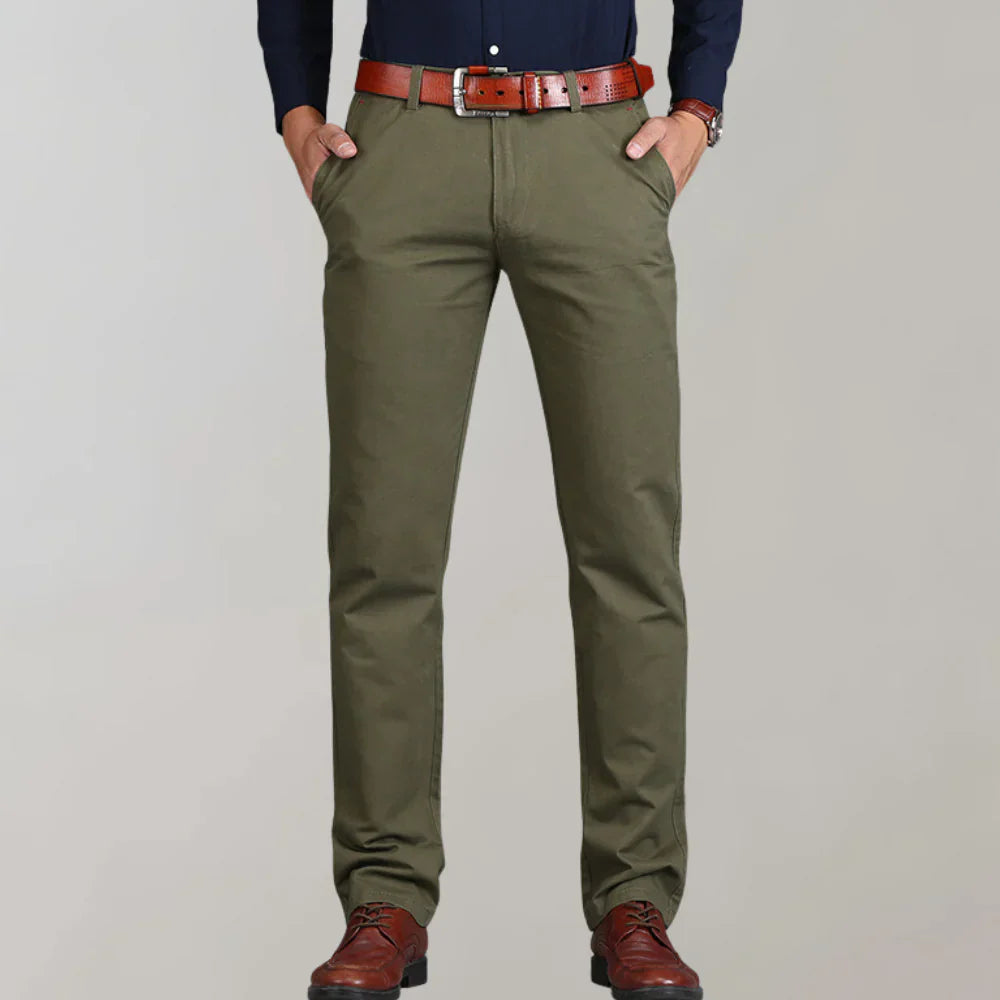 Vito - Pantaloni chino slim-fit eleganti e moderni per uomo