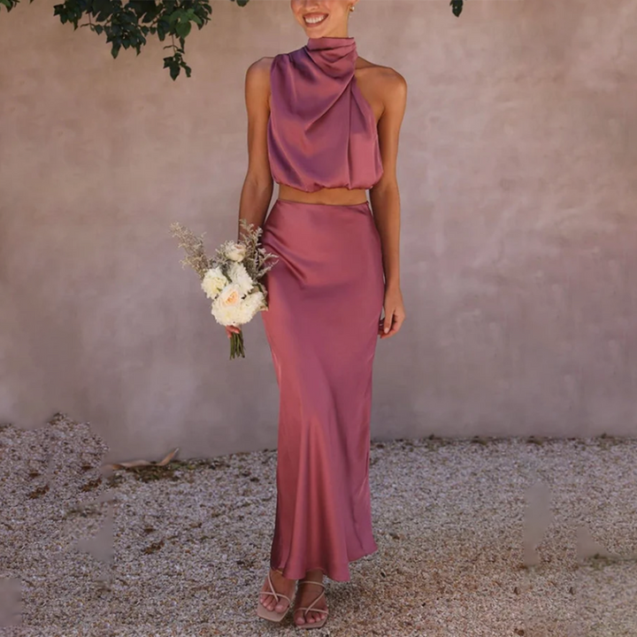 Set elegante con gonna lunga GUILLAUME - eleganza lussuosa e senza tempo per uno stile sofisticato