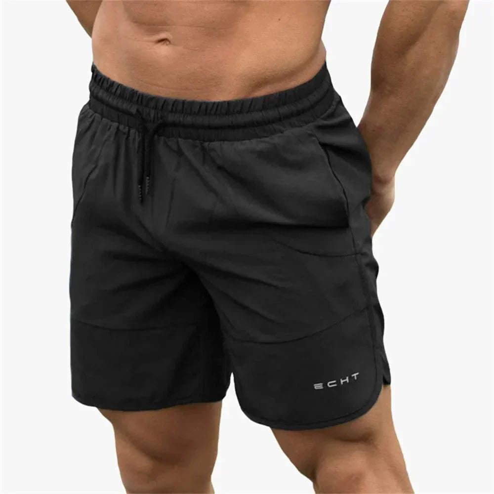 Bermuda da uomo in tessuto traspirante, più lunghi ed elasticizzati con cordoni - lunghezza confortevole Mi-Cuisse