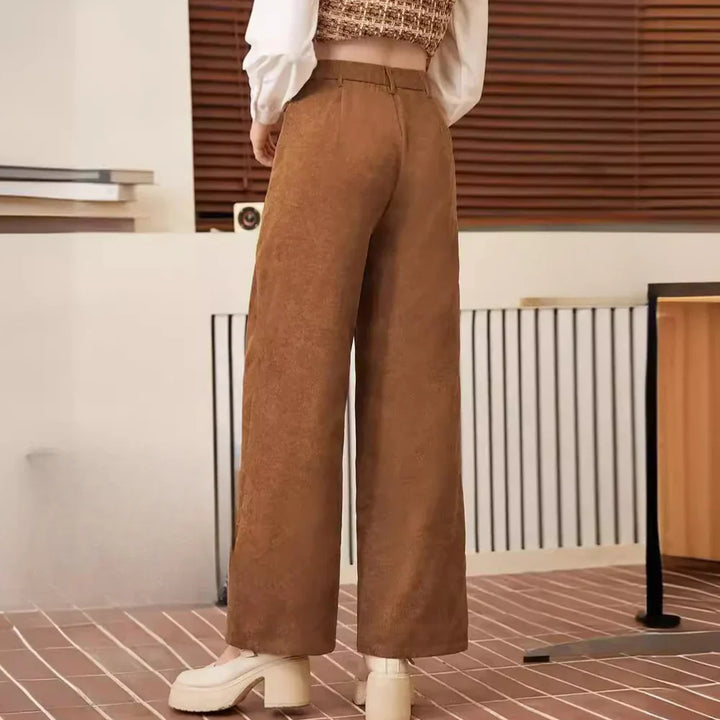 Pantaloni eleganti Sophia in velluto a coste - stile e comfort eccezionali per ogni occasione