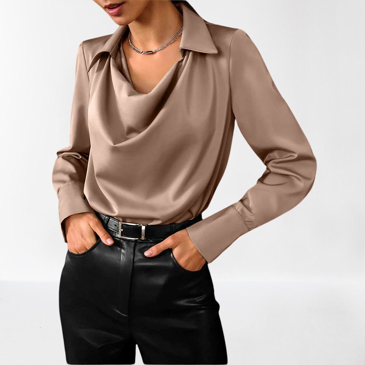 Camicetta da donna in seta elegante e confortevole: una combinazione di eleganza e comfort