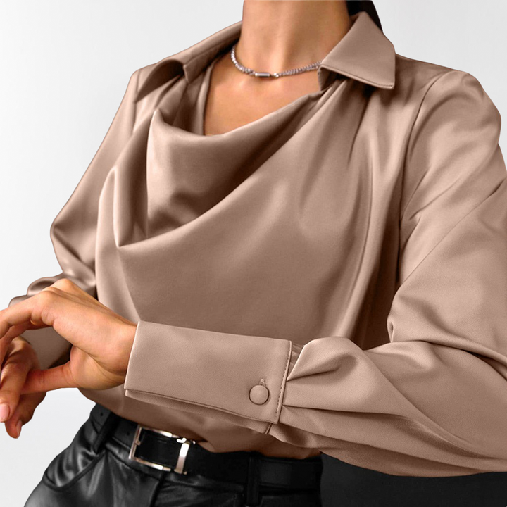 Camicetta da donna in seta elegante e confortevole: una combinazione di eleganza e comfort