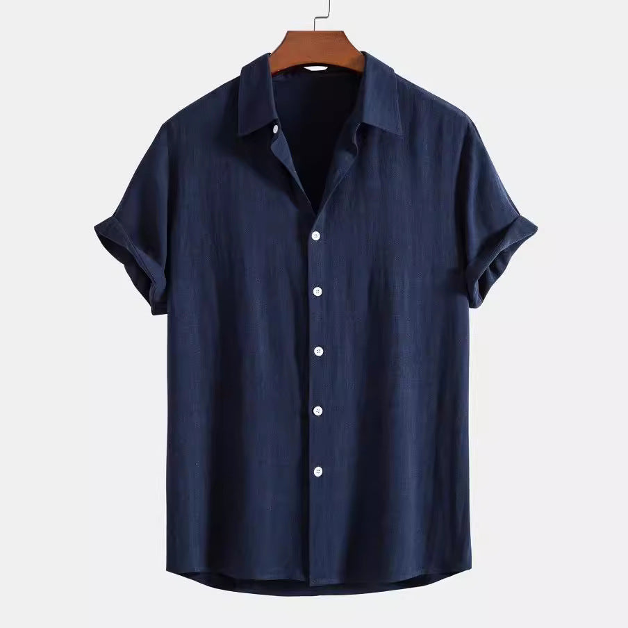 Set da uomo in cotone premium traspirante con pratica chiusura a scatto - versatile e comodo per tutte le stagioni