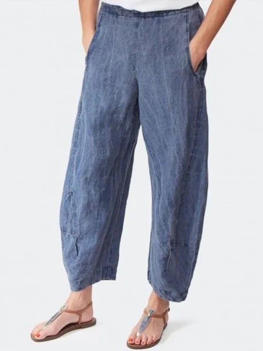 Pantaloni casual eleganti e comodi in 100% cotone - comfort e look quotidiano alla moda