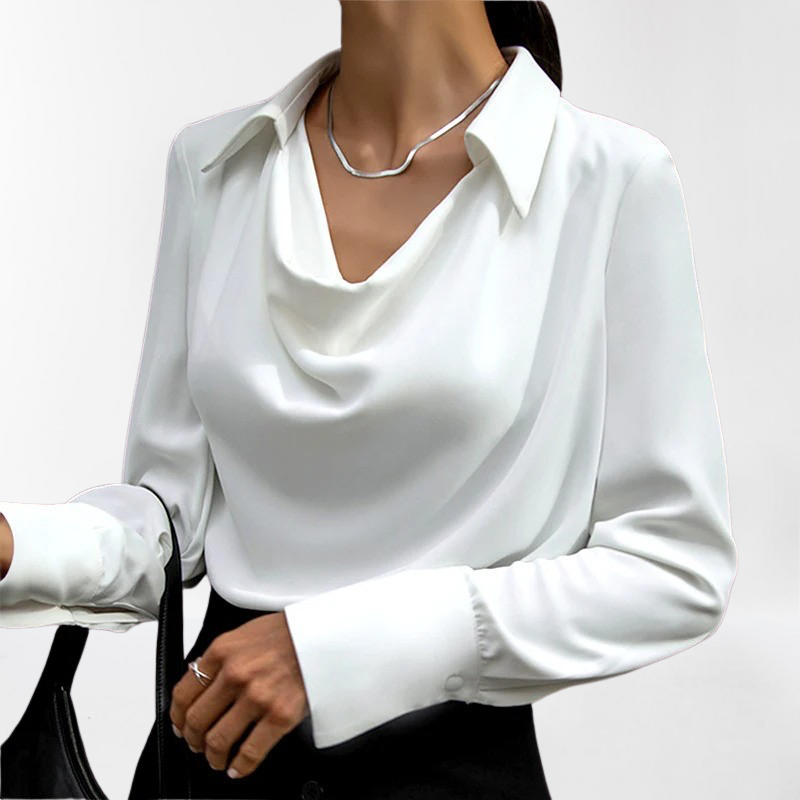 Camicetta da donna in seta elegante e confortevole: una combinazione di eleganza e comfort