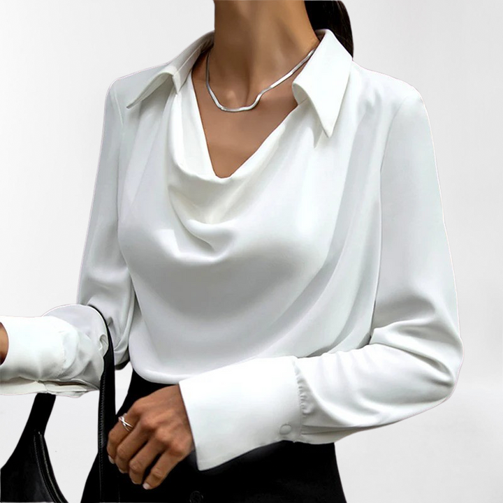 Camicetta da donna in seta elegante e confortevole: una combinazione di eleganza e comfort