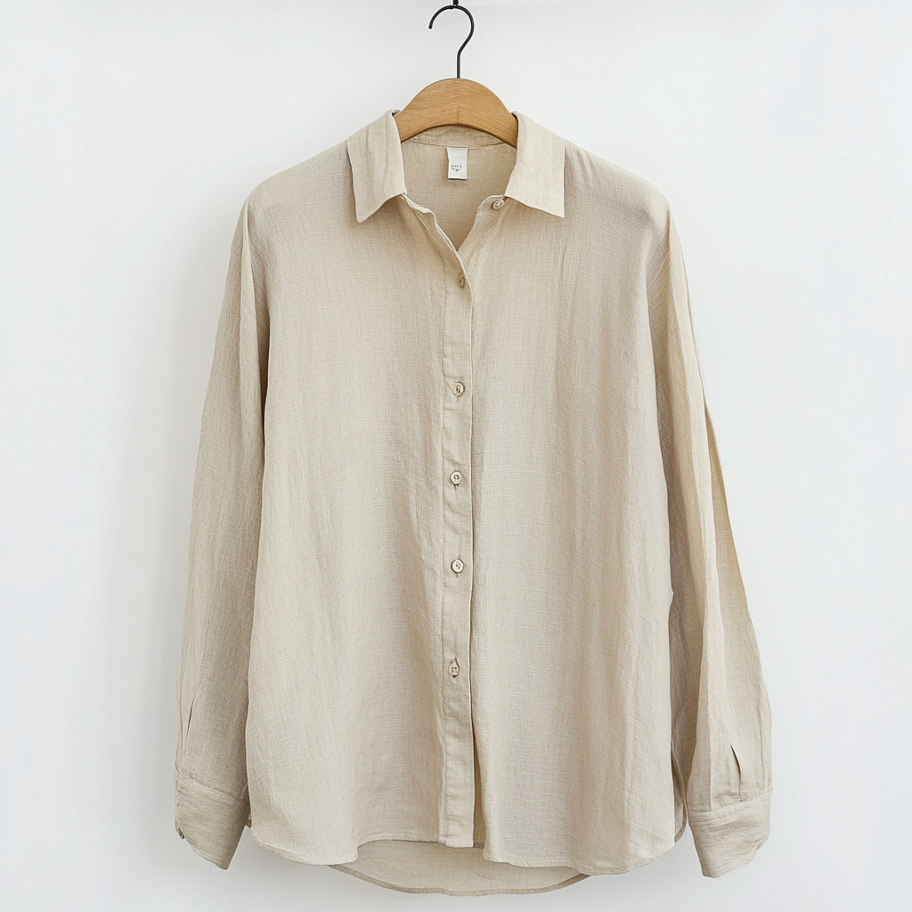 Camiseta da uomo - Comfort ed estetica in manica lunga - Bottoni eleganti per un look casual e ventilazione superiore