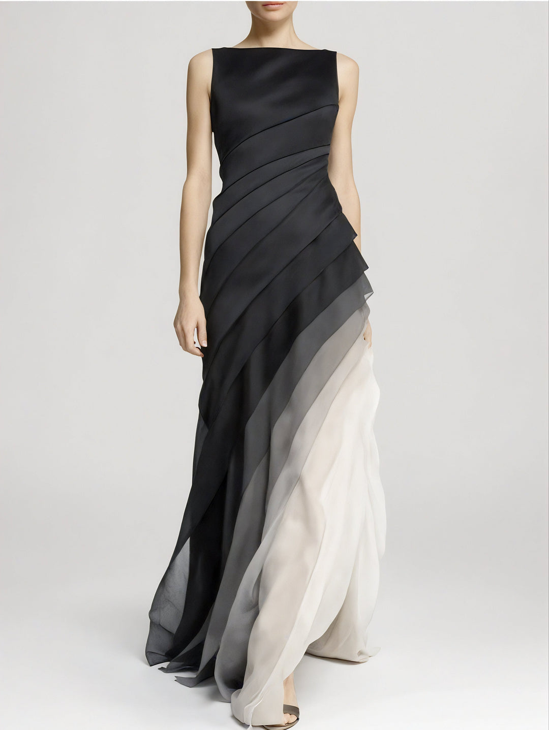 Liva Layered Ombre Dress for Women - Un'opzione elegante e raffinata per ogni occasione