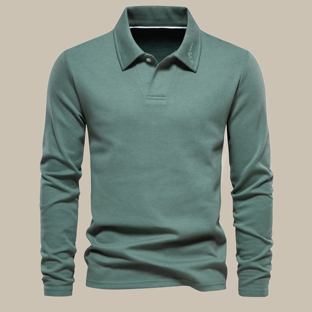 Polo a manica lunga da uomo elegante e raffinata: la scelta perfetta per ogni occasione