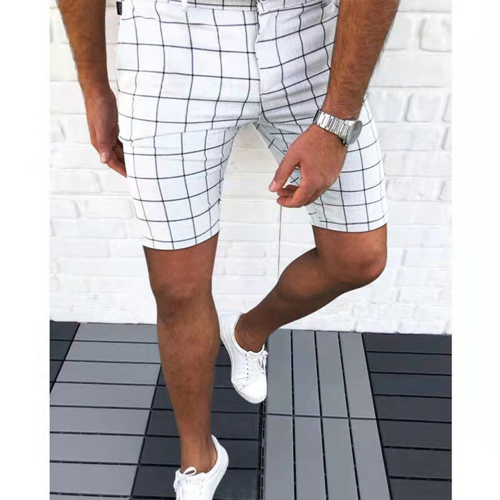 Pantaloncini da uomo con vestibilità regolabile, tessuto traspirante e vita bassa alla moda