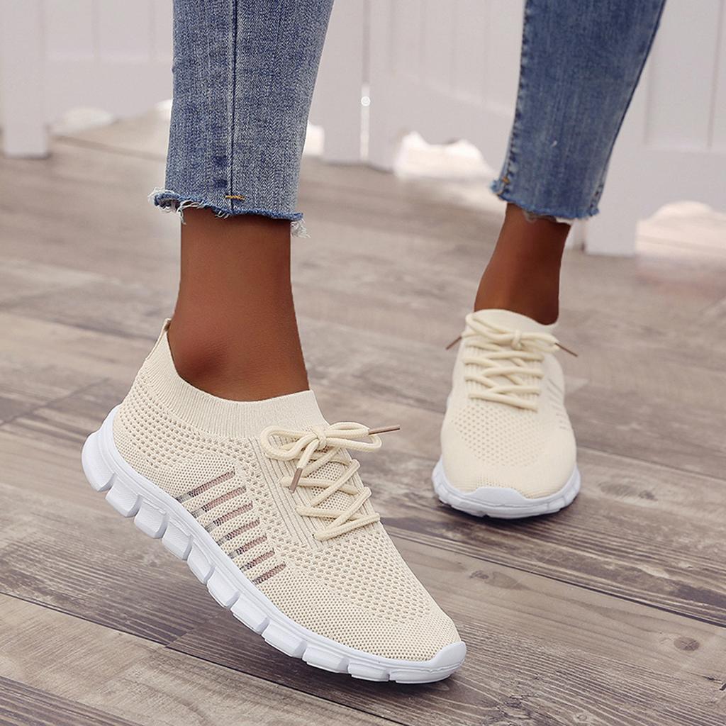 Sneakers da donna in mesh alla moda per un look elegante e confortevole