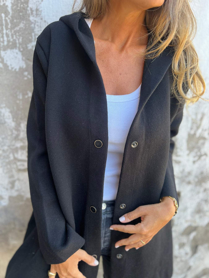 Cappotto con bottoni Élise™ elegante e raffinato per donna