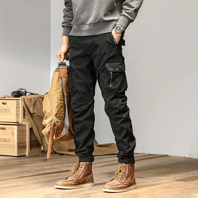 UrbanCargo - Moderni e comodi pantaloni Cargo da uomo per un look elegante e confortevole