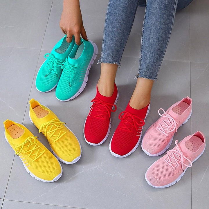 Sneakers da donna in mesh alla moda per un look elegante e confortevole