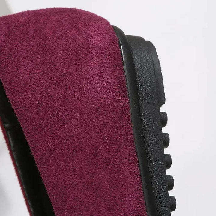 Eleganti zeppe slip-on da donna con incantevoli fiocchi per un look unico