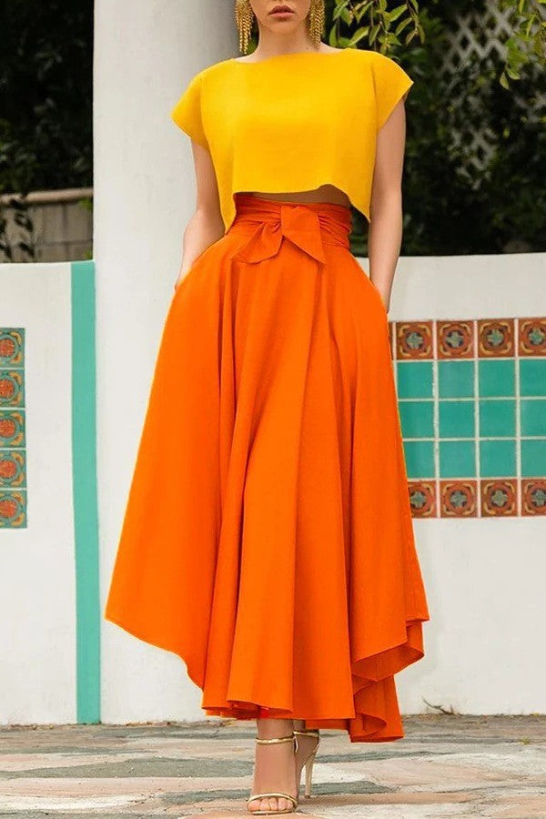 Gonna estiva Elin - Gonna da donna elegante e moderna per l'estate