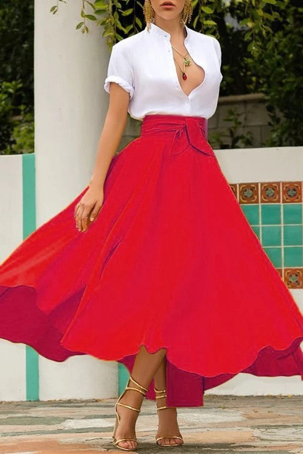 Gonna estiva Elin - Gonna da donna elegante e moderna per l'estate