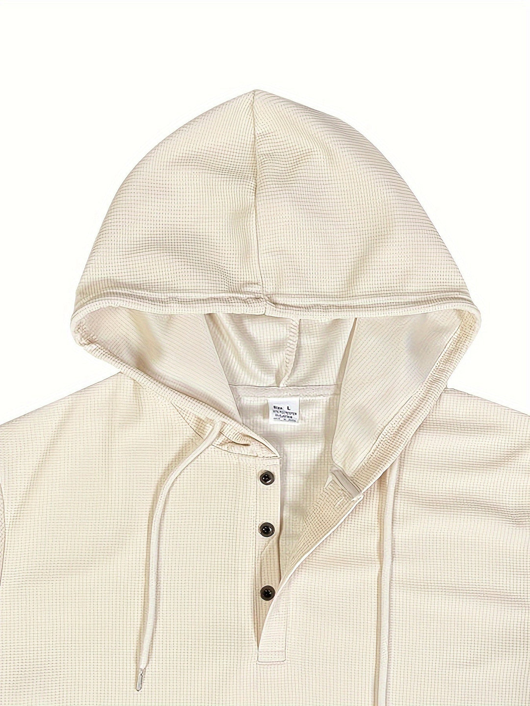 Set tuta da uomo con comoda felpa con cappuccio con colletto abbottonato e pratiche tasche - moderne scarpe da corsa con cordino per un comfort totale