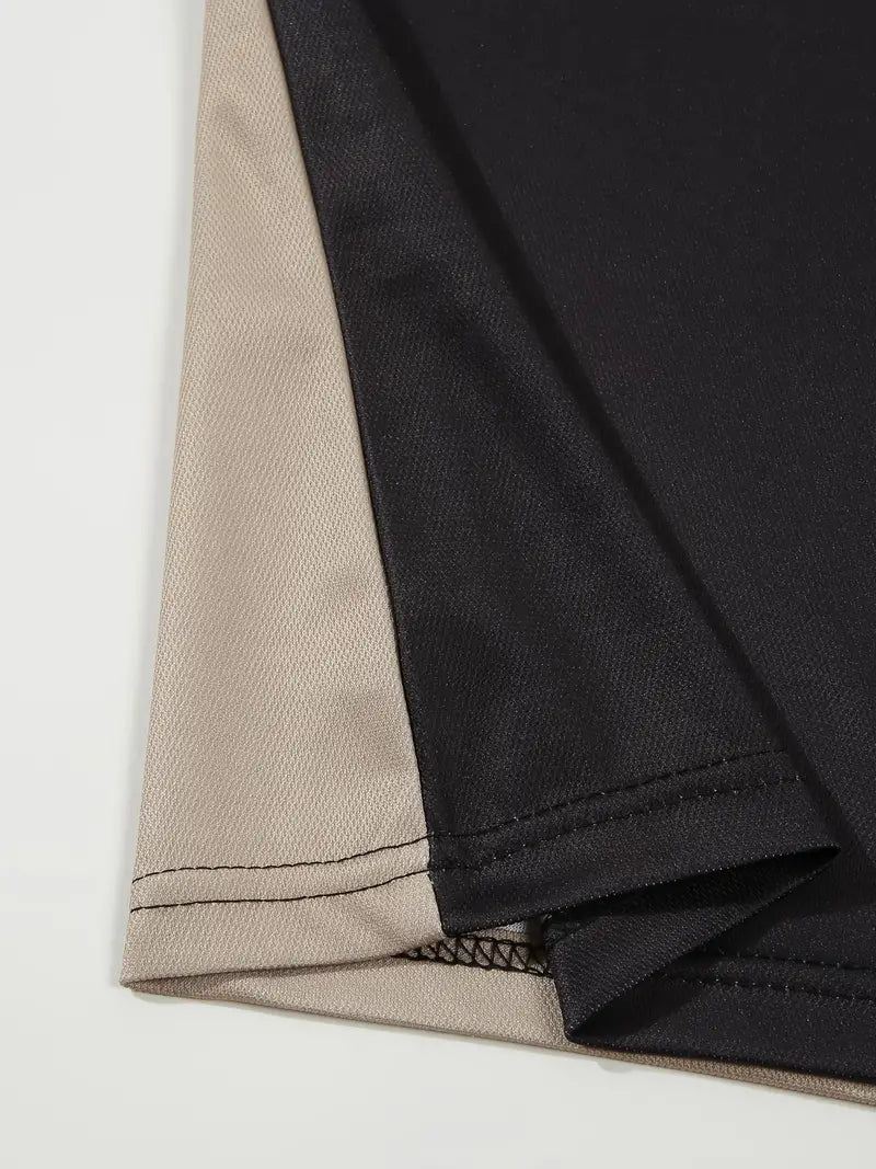 Polo elegante da uomo slim fit con cintura - maniche corte, look casual ed elegante
